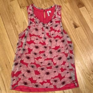 Floral sleeveless top